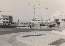 AA 1956 Port Said Sea front road