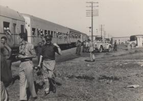Railway in Port Said area, 1956 