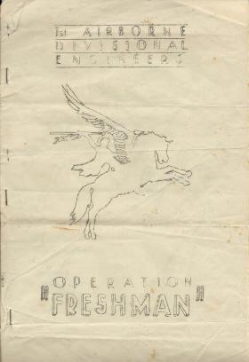 1st Airborne Div. Engineers newsletter cover