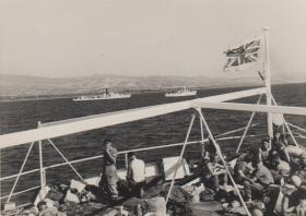 On board heading for Port Said Nov 1956