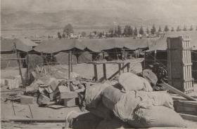 Supply dump at St Barbara Camp, Nicosia 1956