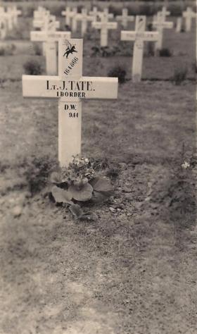 Grave Marker Lt Joseph Tate