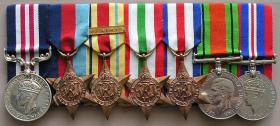 OS Sgt.Gordon T.P.Strong's medal set