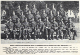 16 Para Bde Officers Egypt 4 December 1952