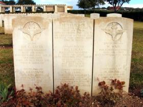OS James L Fletcher grave stone. N. Africa 30 Nov 1942