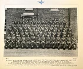 WOs and Sgts 2 PARA, Aldershot July 1950