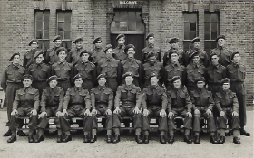 OS Mulgrave Barracks - Turner R F Back row 3rd from left circa 1947