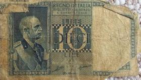 10 Lire Bank Note
