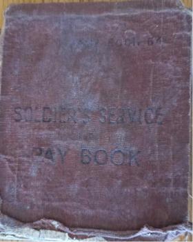Cpl Holtom Service and Pay Book 