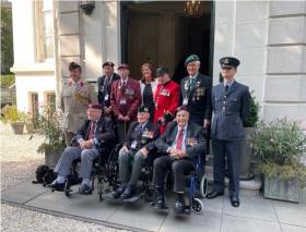 Veterans welcomed by British Ambassador September 2022
