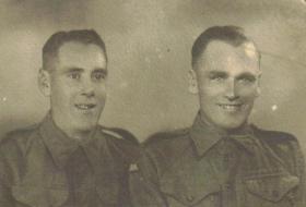 OS James mcCready and his friend Tommy Italy 1943