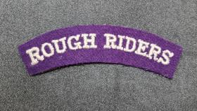 OS Rough Riders Shoulder Title
