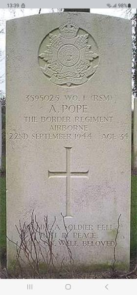 OS Albert Pope's Grave