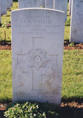 OS Cecil A Taylor Grave