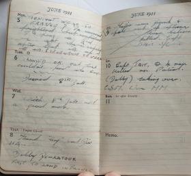 5 June 1944 Robert Newton Diary Extract