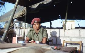 Private Virdee, Aden 1967, C Coy Clerk and radio operator