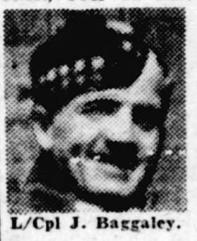 James Baggaley 7 August 1943 - Newcastle Evening Chronicle