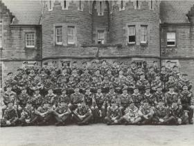 Ernest John Lewis with members of 144 Parachute Field Ambulance (Cardiff detachment)