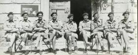 4th Parachute Battalion unit commanders near Foggia Italy 1945