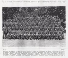 No.1 (Guards) Independent Parachute Company at Pirbright 1961
