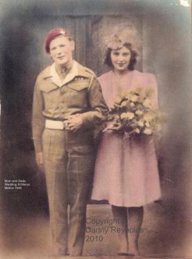 Pte Edward Reynolds and wife