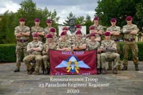 Reconnaissance Troop, 23 Para Engr Regt, Rock Barracks, 2020