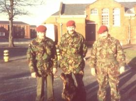 OS Brothers, Tony, Lionel and Nigel Yarwood in NI 1989 to 91 tour with 3 PARA