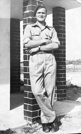 George harwood in uniform