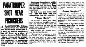 OS Albert Crisp in Daily Herald, 14 April 1944