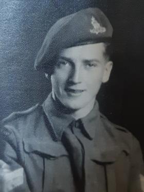 Sgt JJ Daly whilst serving with the 1st Airlanding Light Artillery Regiment, RA 1944.