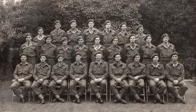OS Officers, 1st Airborne Reconnaissance Sqn, Ruskington, LINCS. 17 July 1944.