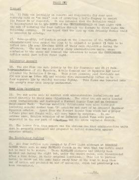 (Part four) Official report on Exercise Marshmallow, 1969 