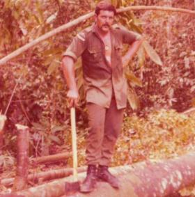 Tony Alibone in British Guiana