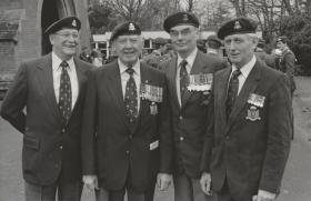 Veterans of the 1st Canadian Parachute Battalion, inc Lt Col GF Eadie