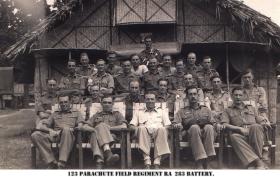 OS 123 Parachute Field Regiment RA, 283 Battery, India