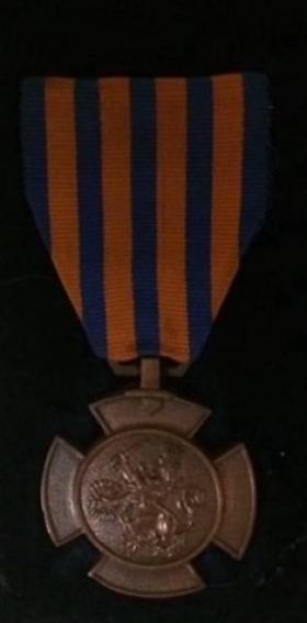Donald C McRae Dutch Bronze Lion Medal