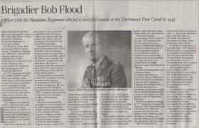 Brigadier Bob Flood obituary, Daily Telegraph 2004