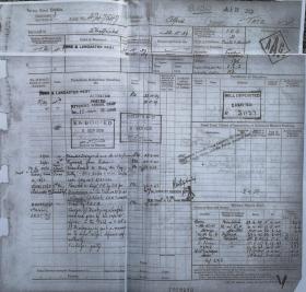 OS Alfred Tate's Service record