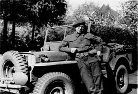 OS Sapper Hanslip 1944 normandy by Jeep 1