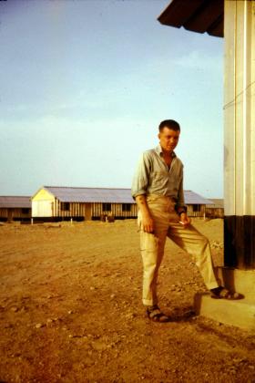 William Murray at Hamala Army Camp, Bahrain, 1963.