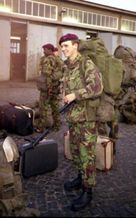 Pte Keating on Exercise Lionheart, 1984.