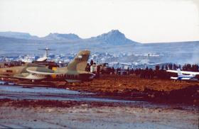 Port Stanley Airport, Falklands, June 1982.