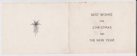 A Christmas Card from CSM Buckmaster, 1945.