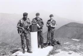 1 PARA soldiers on Robins Nest, Hong Kong border region, 1980