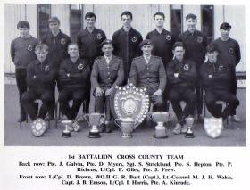 1 PARA Cross Country Team 1967