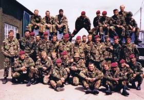 Mortar Platoon, 1 PARA  in Otterburn Camp for the annual Army Mortar Platoon Concentration in 1986.