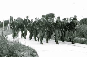 1 Platoon, A Coy, 1 PARA, Hythe & Lydd March and Shoot, 1979. 