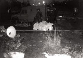 1,000lb Bomb found at the junction of Pantridge/Brianswell Road Poleclass Estate, December 1993.