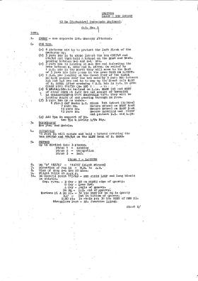 Copy of 12 (Yorkshire) Para Bn Operation Order Normandy June 1944 
