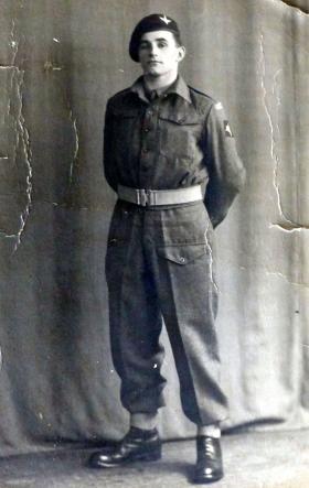 Private Bernard Skerry, The 9th (Essex) Parachute Battalion, c1944.